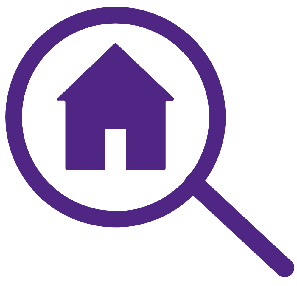 purple search icon